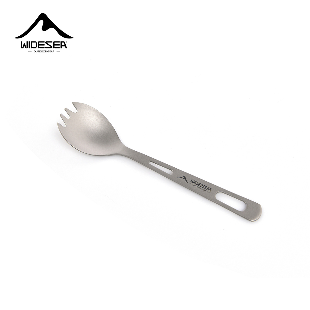 Camping Cooking Hardware - Widesea Camping Cooking Set Spork Titanium
