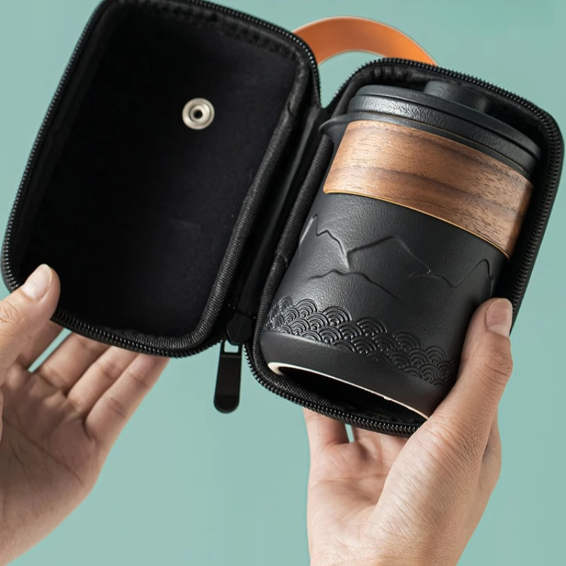 Camping Cooking Accessories - Portable Travel Tea Set One Pot