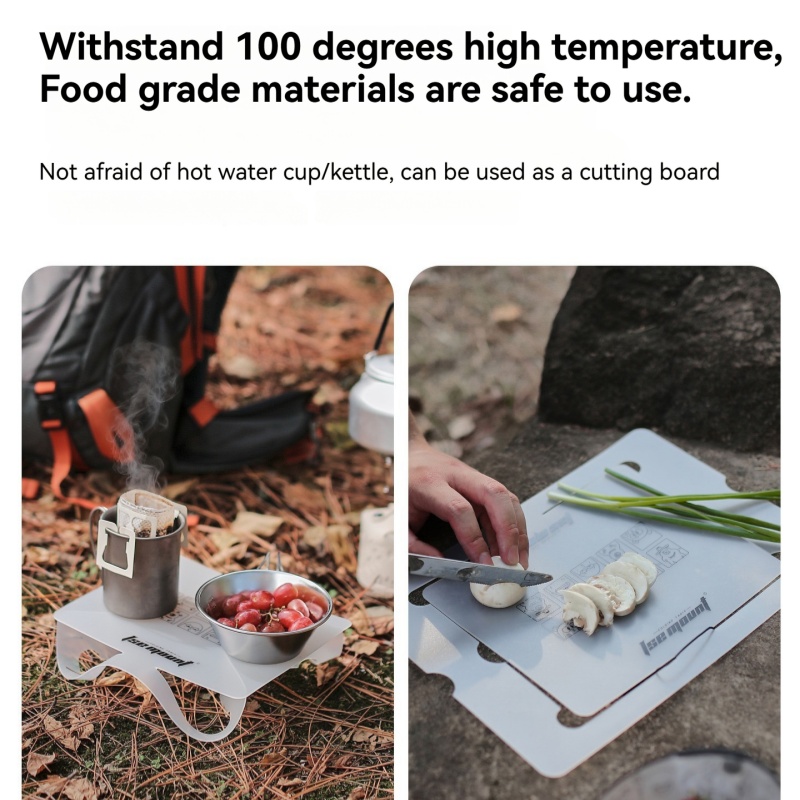 Camping Cooking Materials - Outdoor PP Board Folding Table Camping