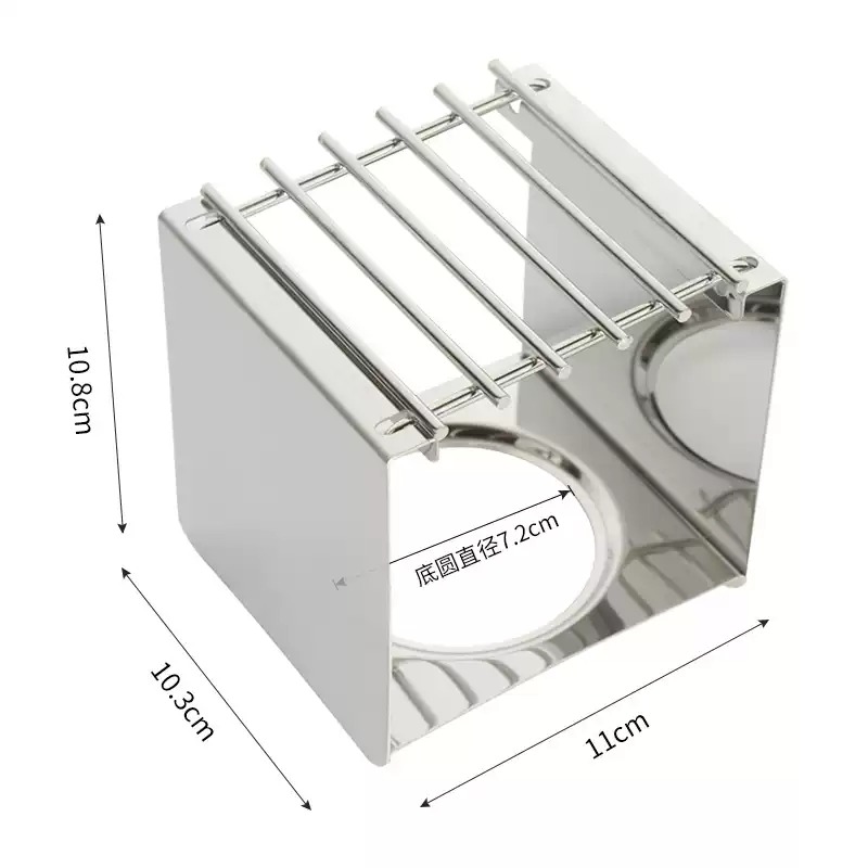 Camping Cooking Hardware - Stainless Steel Square Coffee Stove Stand