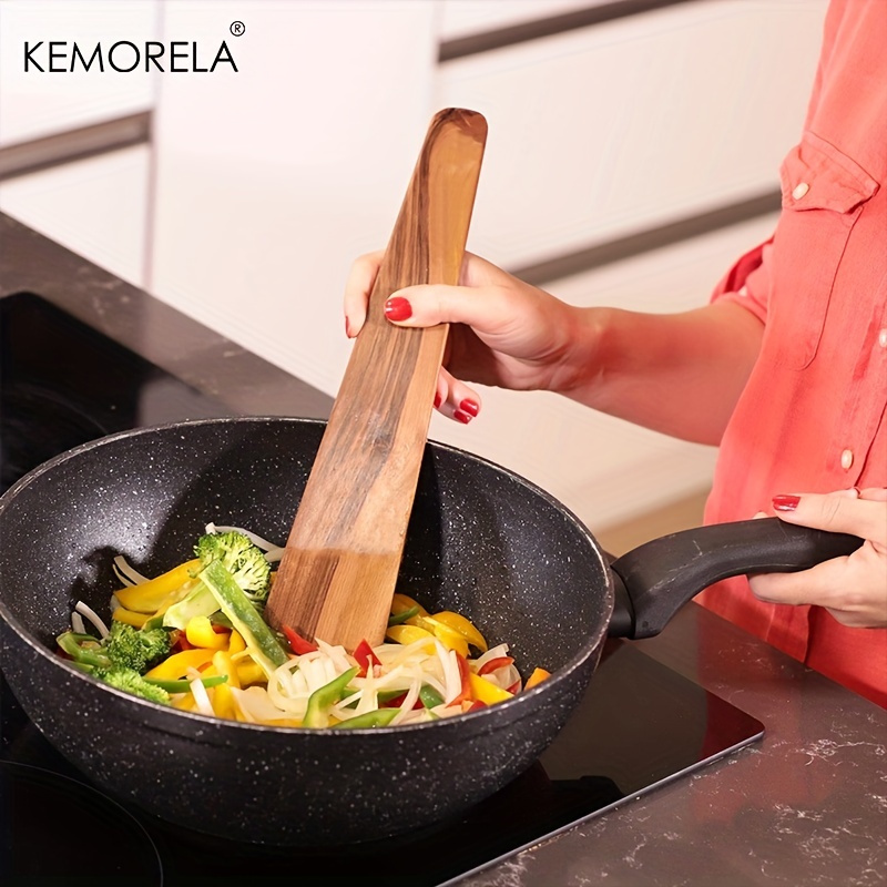 Camping Cooking Hardware - 1PCS Teak Wood Tableware Spatulas Kitchen