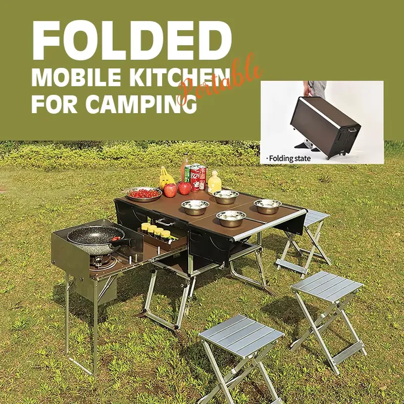 High Quality Foldable Outdoor  - огляд і ціна Quality Camping Cooking Set
