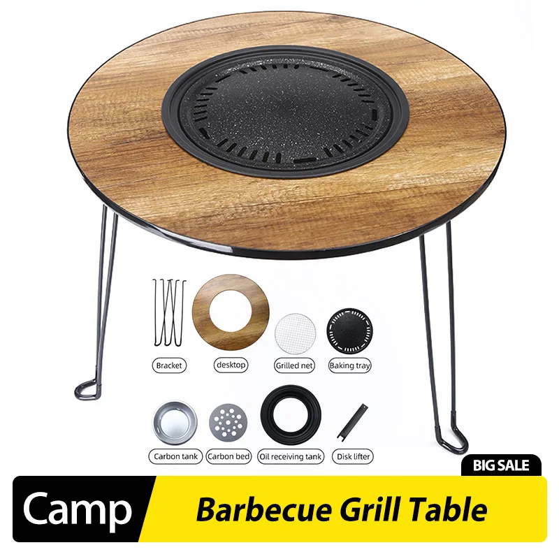 Foldable Portable Non-smoking  - огляд і ціна Camping Cooking Table Foldable