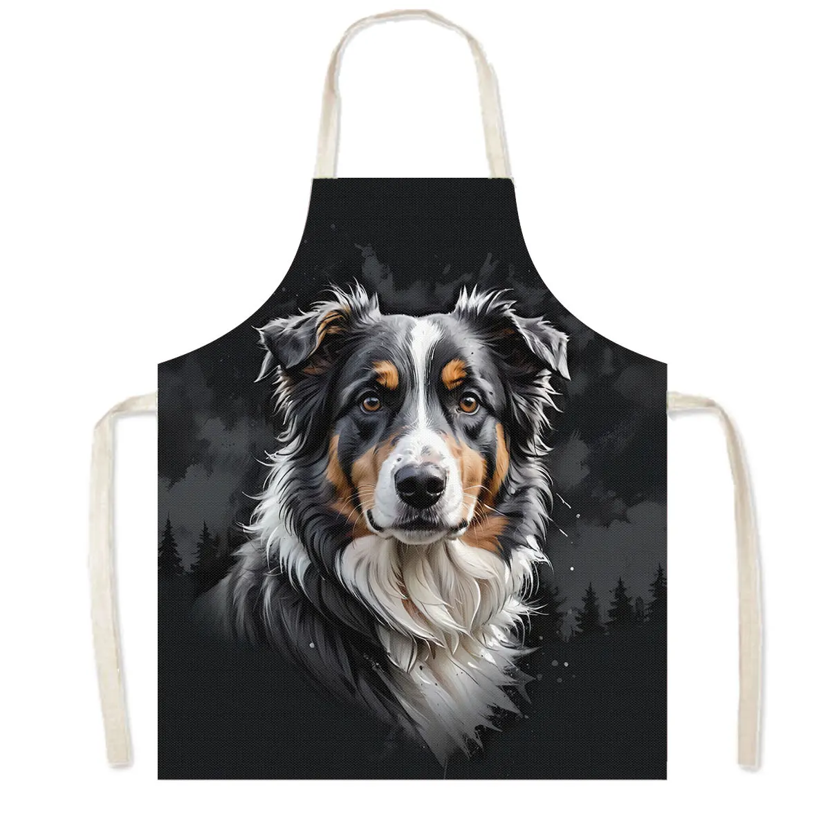 Colorful Dog Portrait Kitchen  - огляд і ціна Camping Cooking Apron