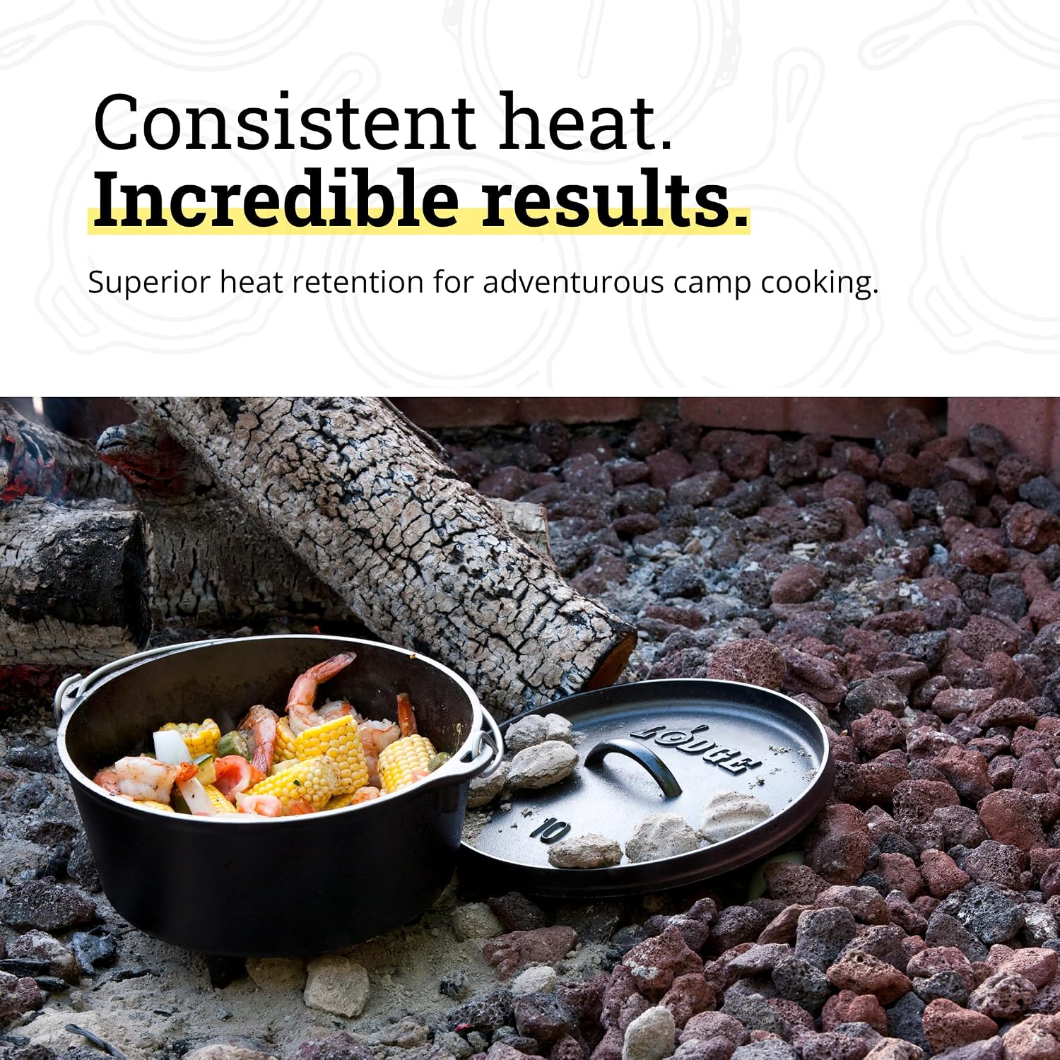 Camp Dutch Oven - Pre-Seasoned - огляд і ціна Camp Dutch Oven Cast