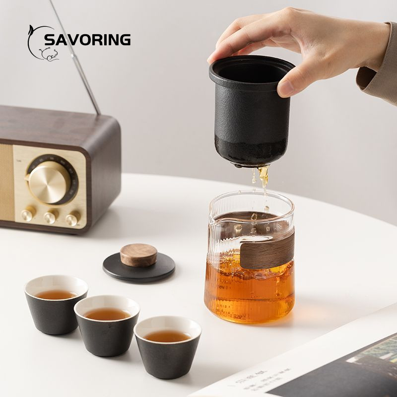 Simple Chinese Ceramic Tea Set - огляд і ціна Camping Cooking Accessories
