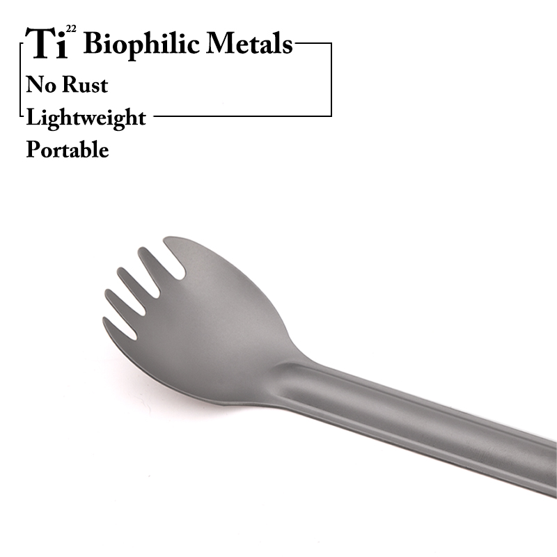 TiTo Titanium Spork Spoon Long - огляд і ціна Camping Cooking Hardware