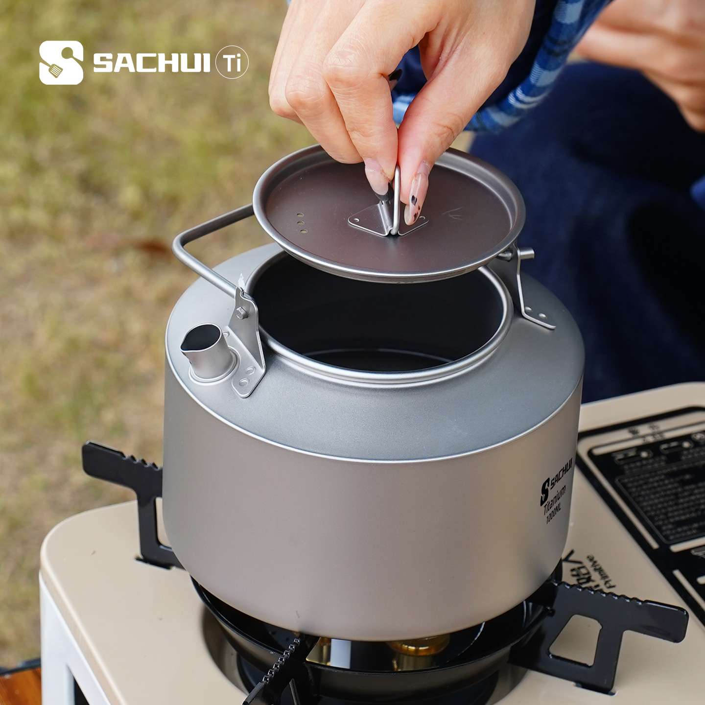 1000ML Pure Titanium Kettle Ou - огляд і ціна Camping Cooking Accessories