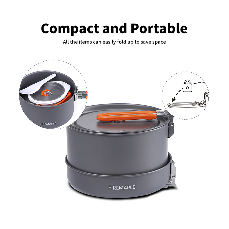 Fire Maple 4-5 Person Cookware - огляд і ціна Camping Cooking Set 2 Person
