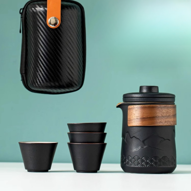 Portable Travel Tea Set One Po - огляд і ціна Camping Cooking Accessories