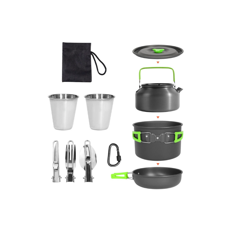 DS-308 Outdoor large capacity  - огляд і ціна Camping Cooking Set Ds 308