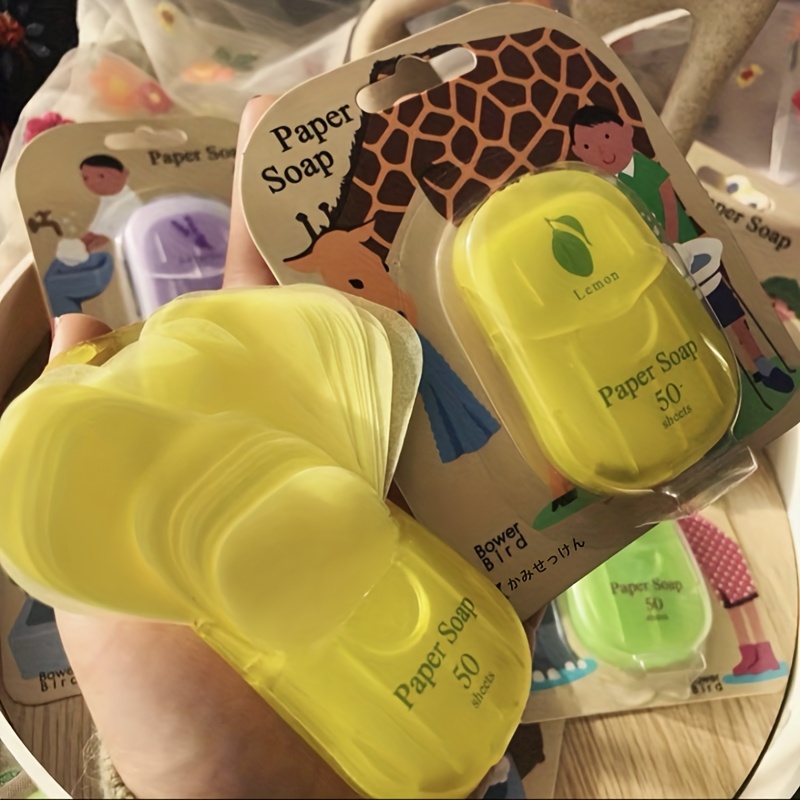 50pcs Portable Soap Sheets | U - огляд і ціна Biodegradable Soap Camp