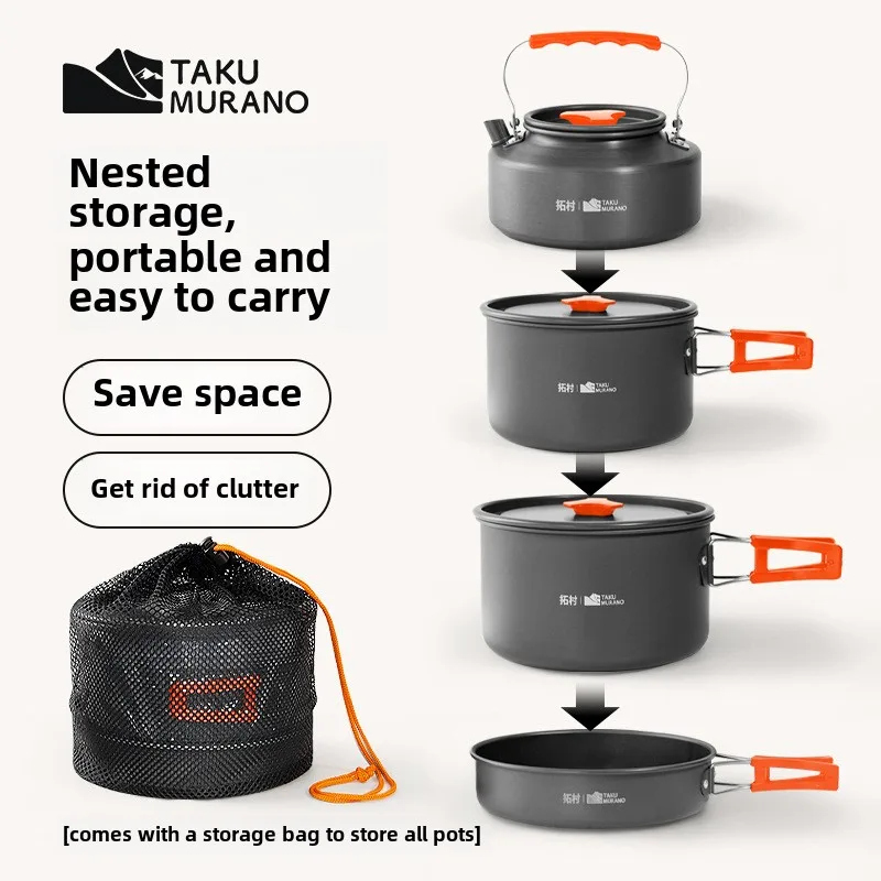 High Quality Outdoor Tableware - огляд і ціна Quality Camping Cooking Set
