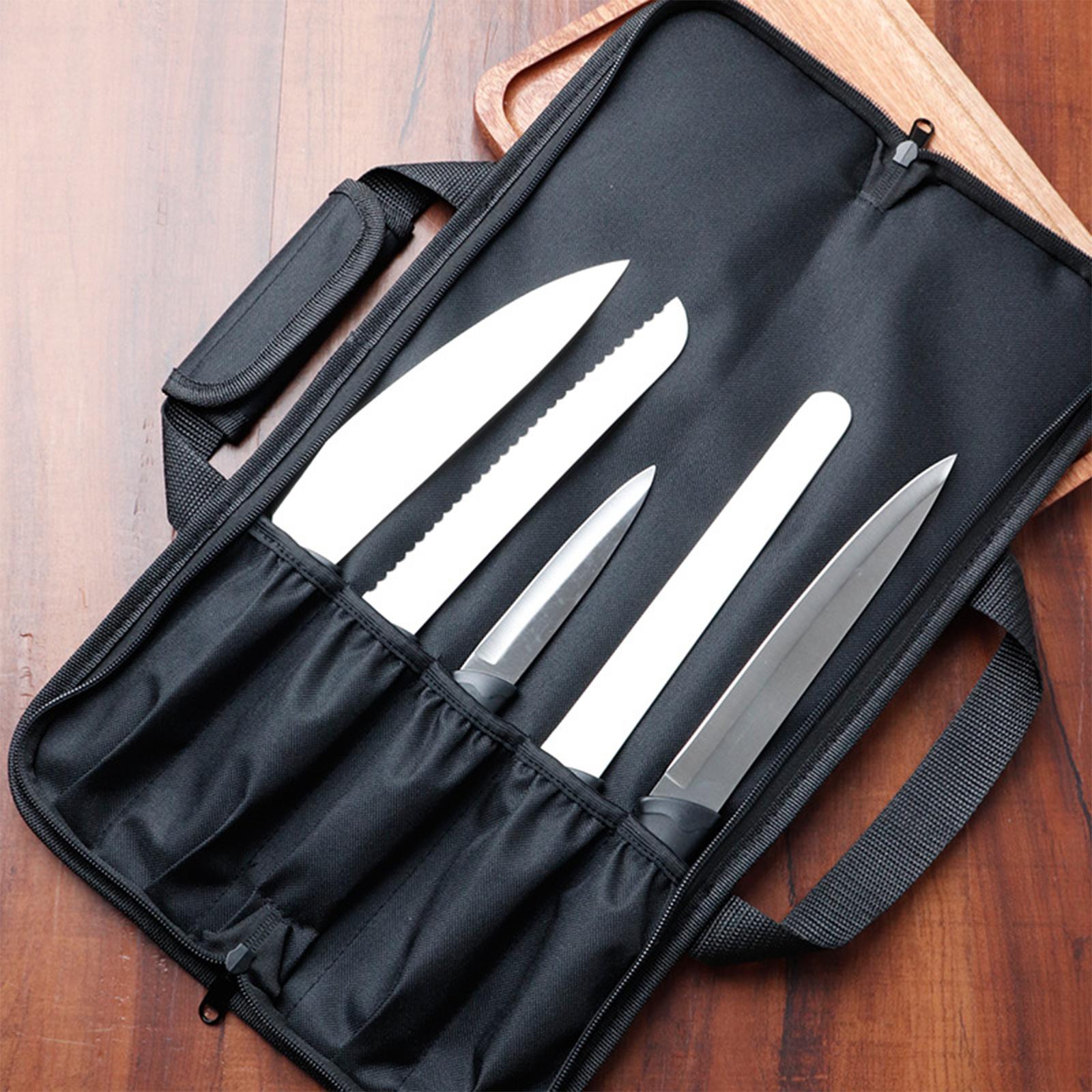 Chef Knife Storage Bag Oxford  - огляд і ціна Camping Cooking Utensil Roll