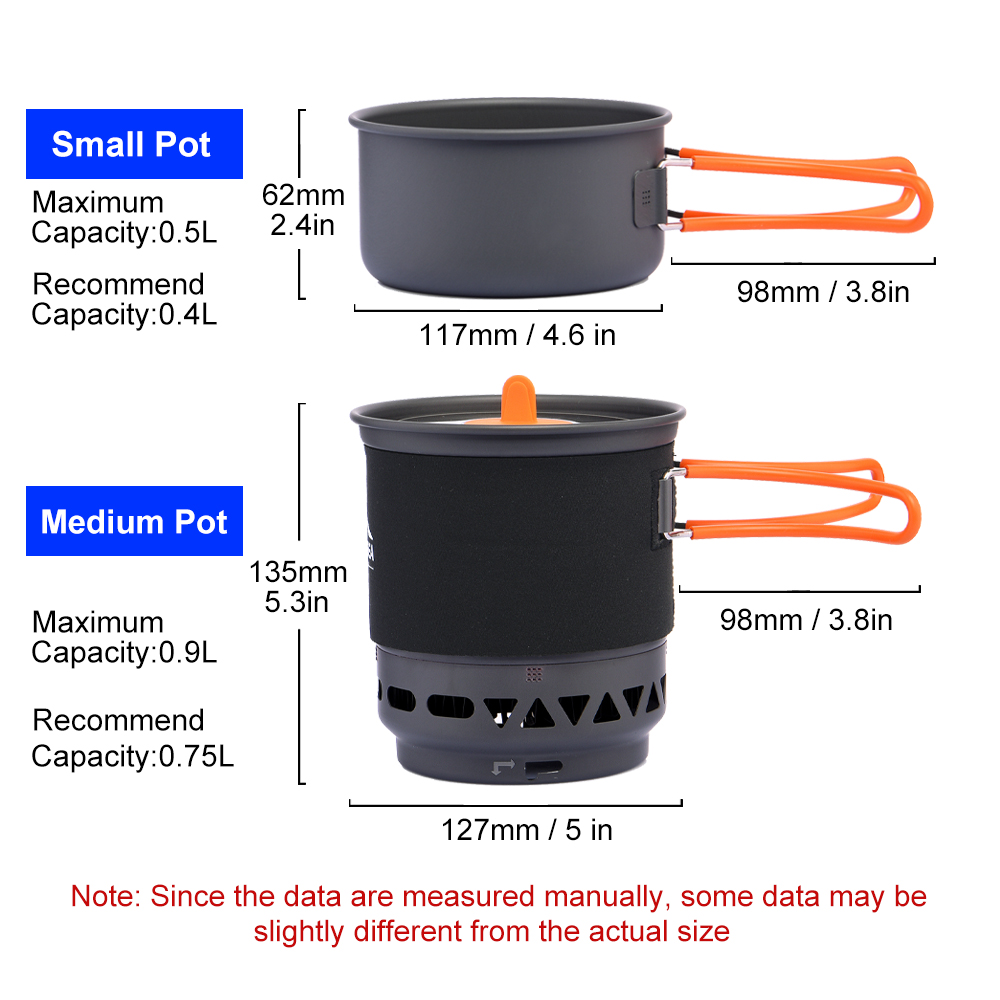 Widesea Camping Cooking System - огляд і ціна Camping Cooking Set 2 Person