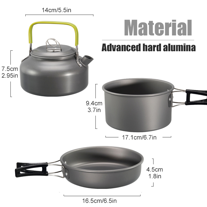 WESTTUNE Camping Cookware Kit  - огляд і ціна Camping Cooking Tool Set