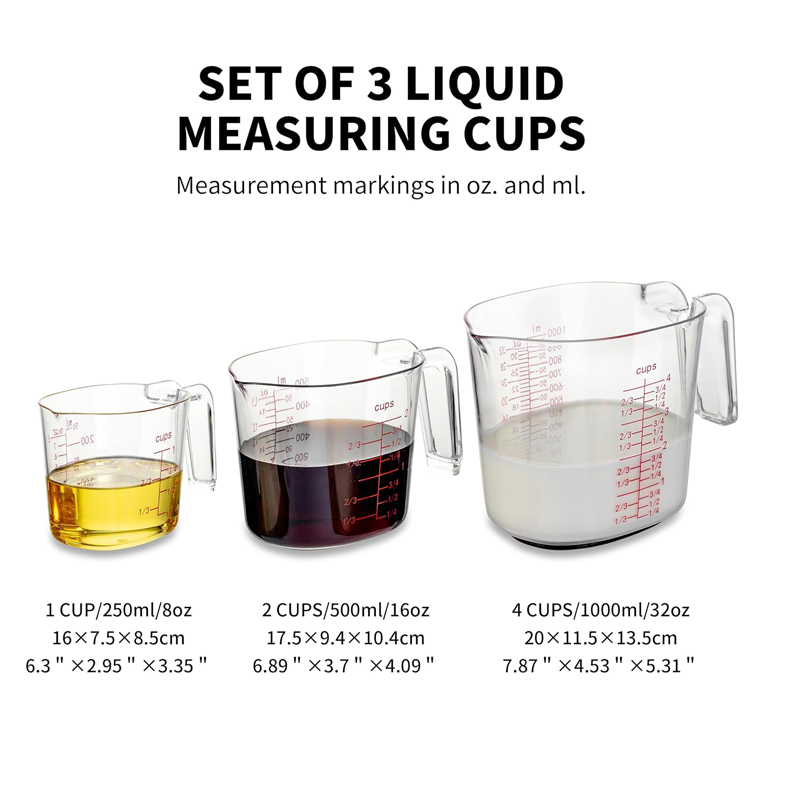 1Cup, 2Cup, 4Cup Transparent N - огляд і ціна Camping Cooking Tool Set