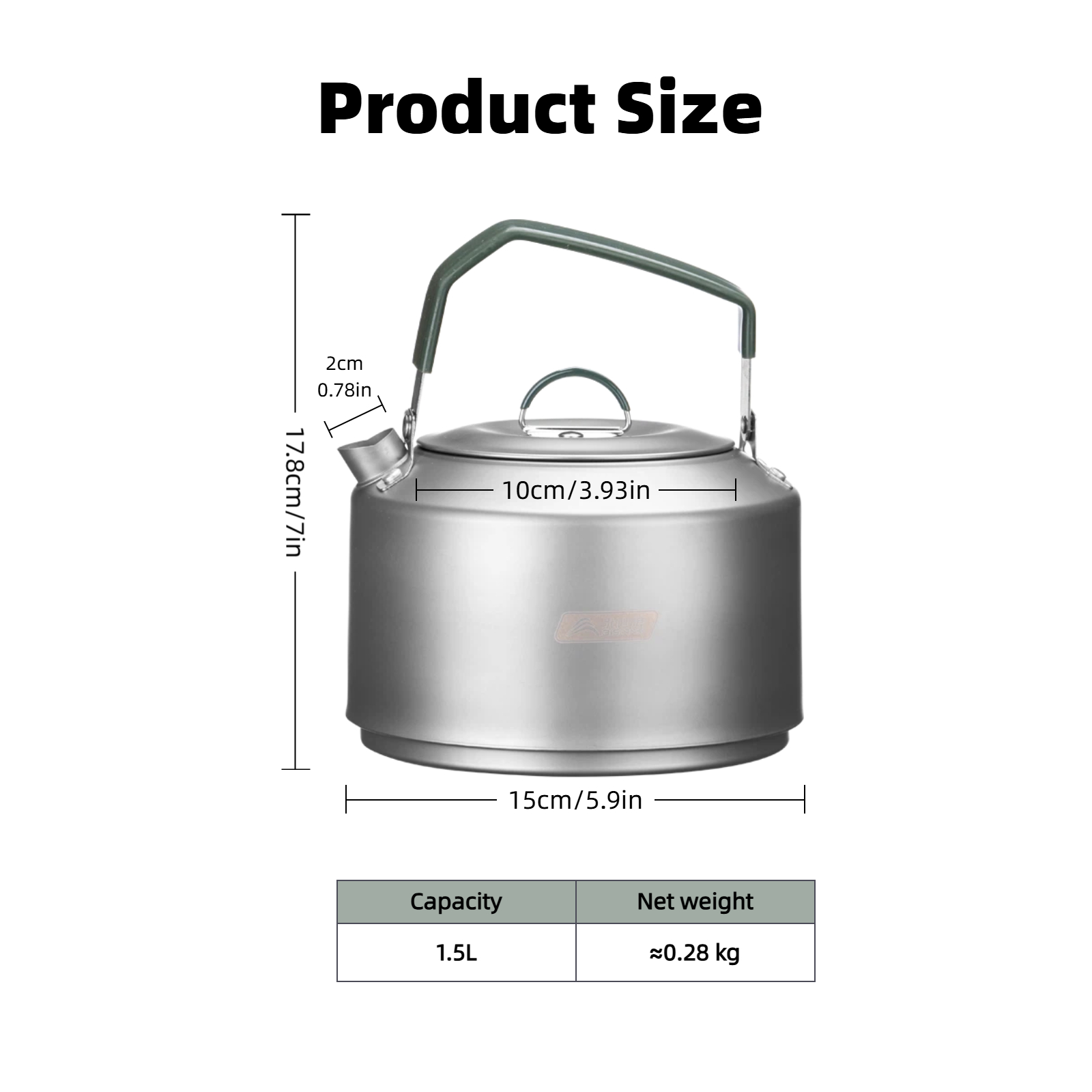 BISINNA Camping Kettle 1.5L 30 - огляд і ціна Camping Cooking Set 2 Person