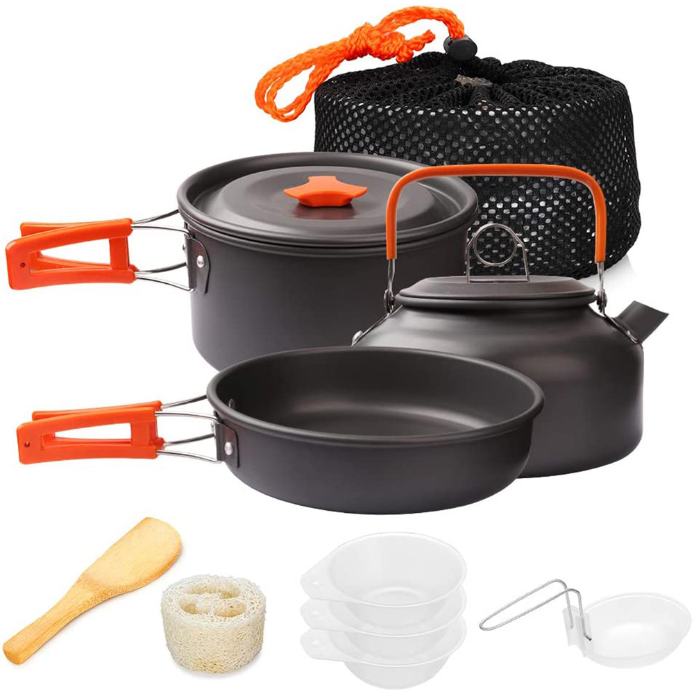 1pcs/1set Camping Cookware Kit - огляд і ціна Camping Cooking Hardware