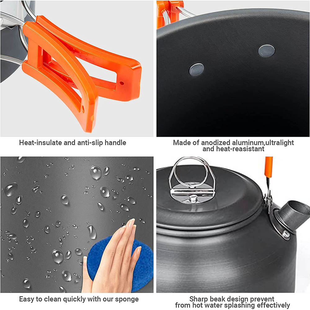1pcs/1set Camping Cookware Kit - огляд і ціна Camping Cooking Hardware