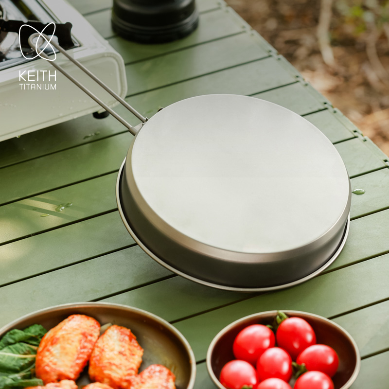KEITH 1L Pure Titanium Frying  - огляд і ціна Camping Cooking Set 2 Person
