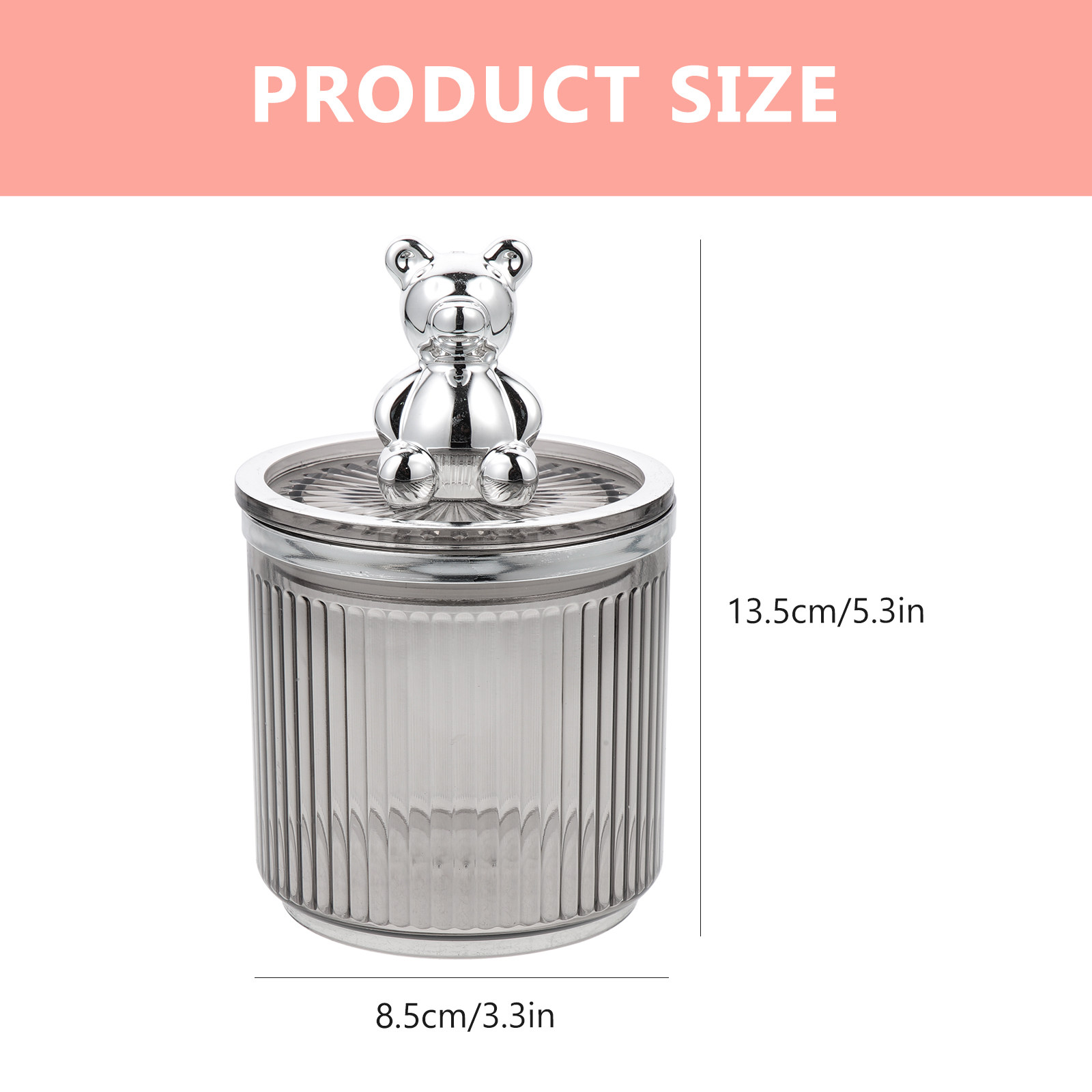 Bear Jar Clear Cookie Storage  - огляд і ціна Bear Canister Food