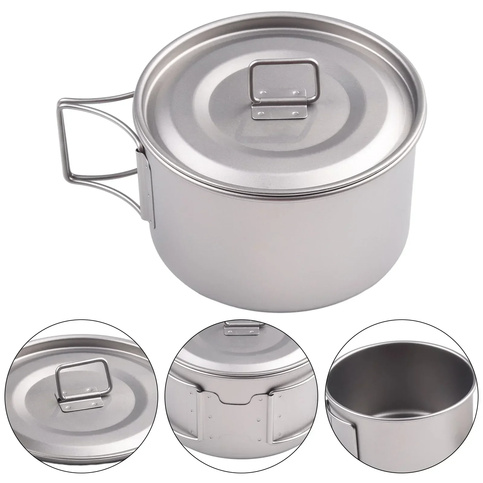 Titanium Bowl With Folding Han - огляд і ціна Camping Cooking Hardware