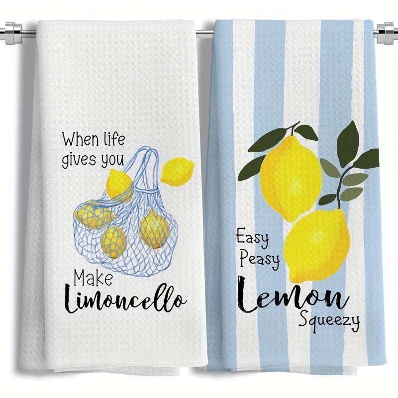 2Pcs, Lemon Mesh Kitchen Towel - огляд і ціна Camping Cooking Tool Set