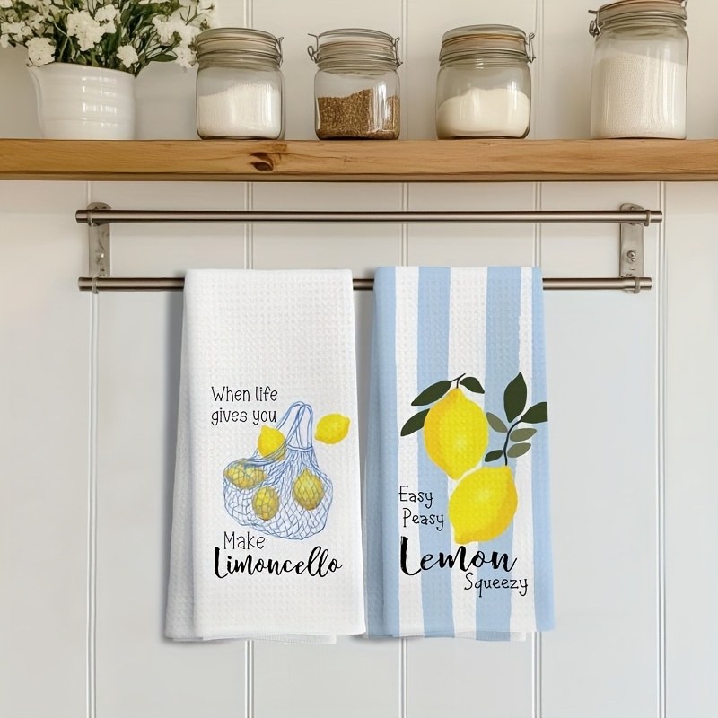 2Pcs, Lemon Mesh Kitchen Towel - огляд і ціна Camping Cooking Tool Set