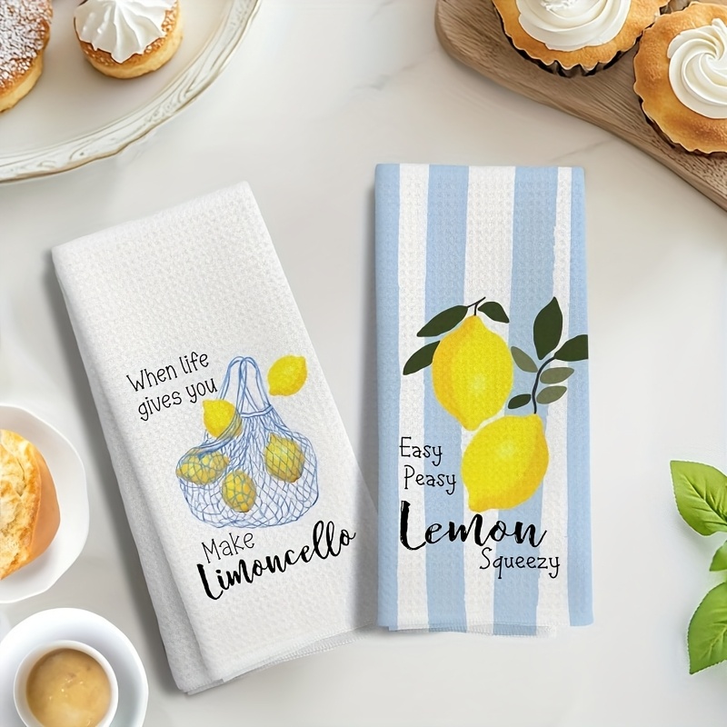 2Pcs, Lemon Mesh Kitchen Towel - огляд і ціна Camping Cooking Tool Set
