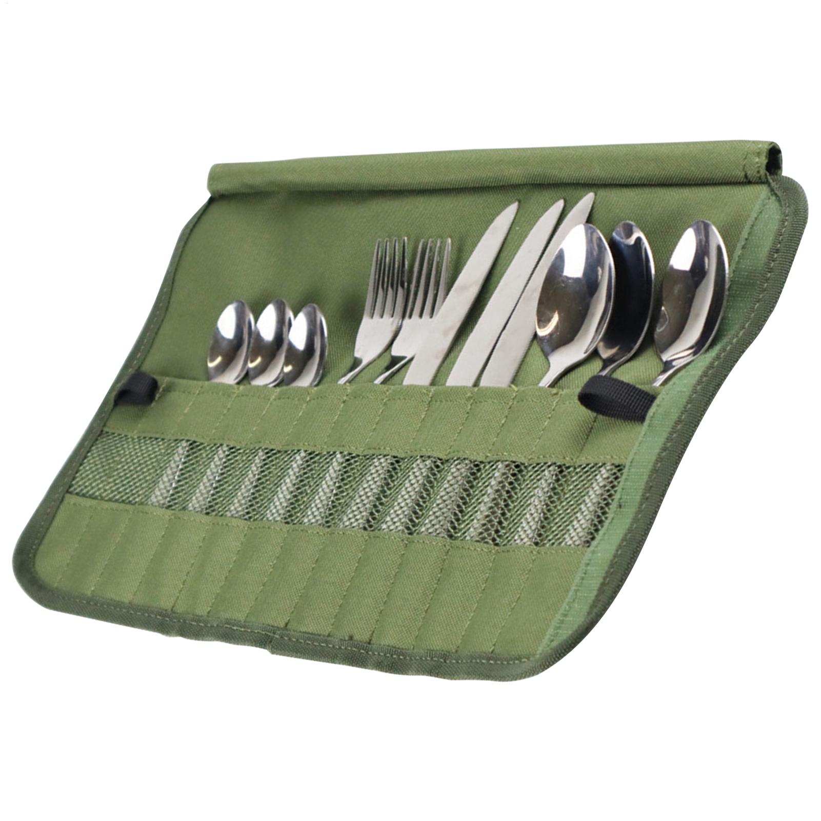 Camping Tableware Roll Bag Cam - огляд і ціна Camping Cooking Utensil Roll
