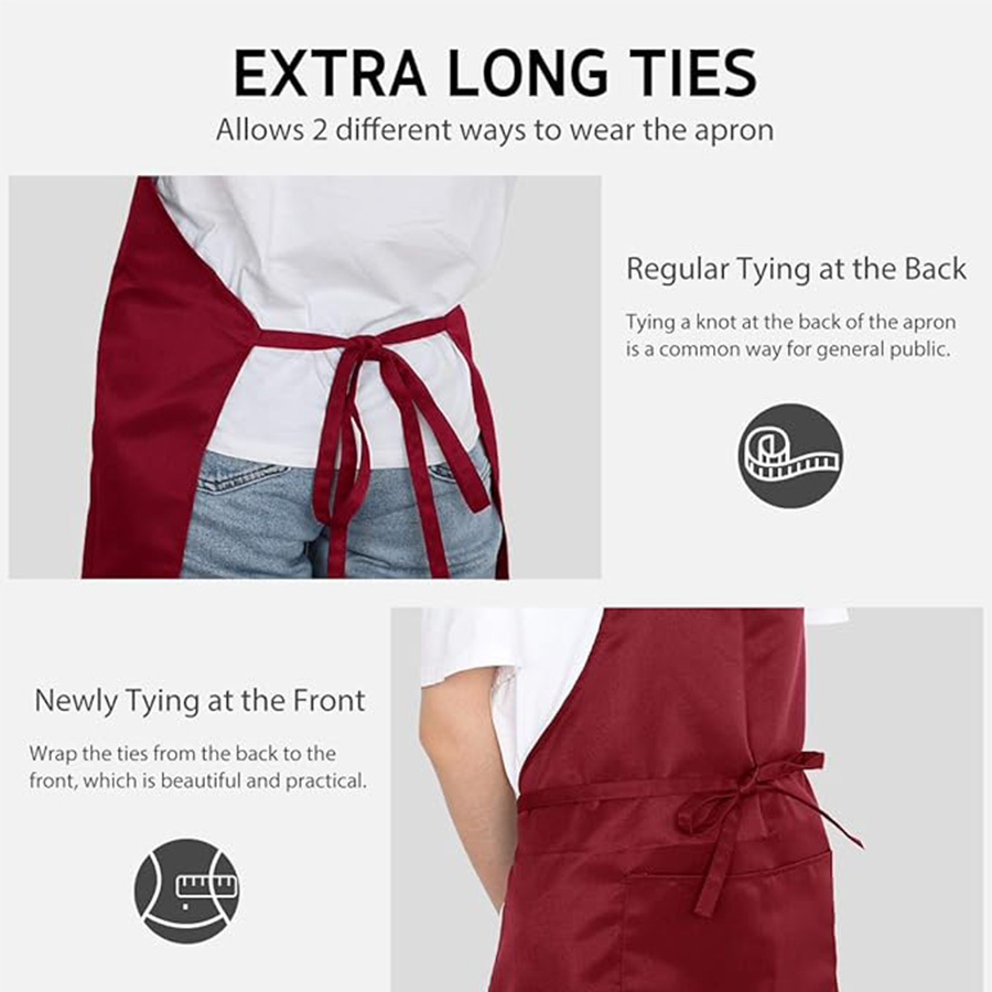 2-Piece Set; Simple Solid Colo - огляд і ціна Camping Cooking Apron