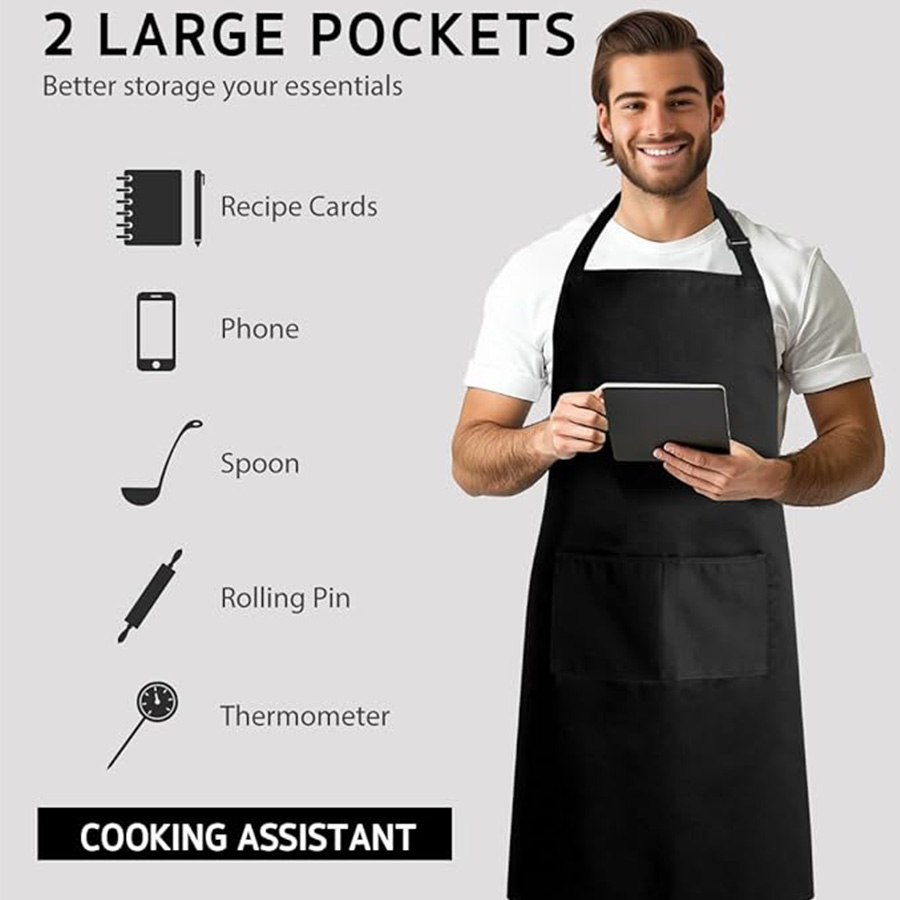 2-Piece Set; Simple Solid Colo - огляд і ціна Camping Cooking Apron