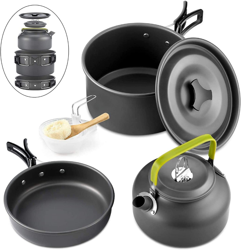 Outdoor Camping Cookware Set A - огляд і ціна Camping Cooking Set 2 Person