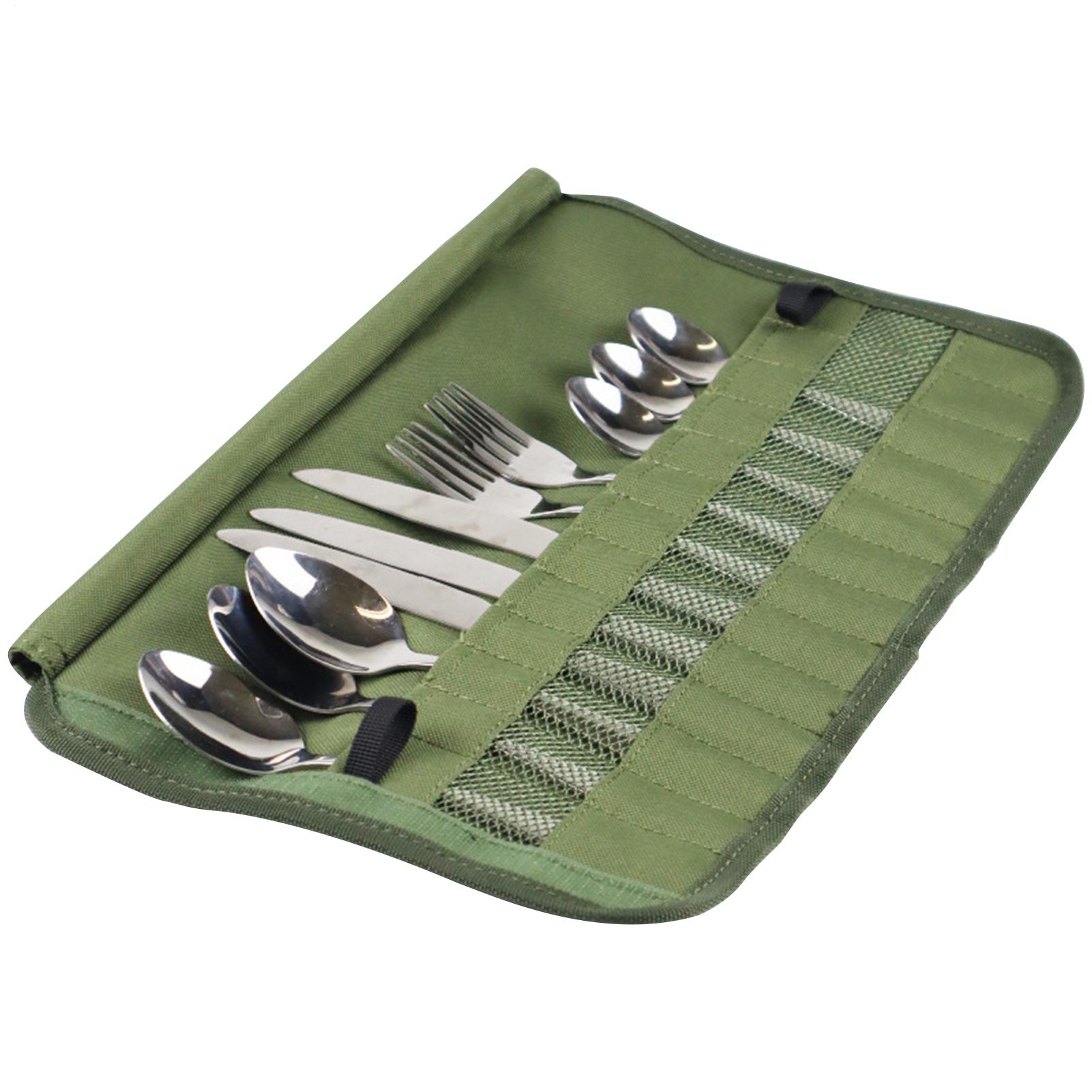 Camping Cutlery Roll Bag Kitch - огляд і ціна Camping Cooking Utensil Roll