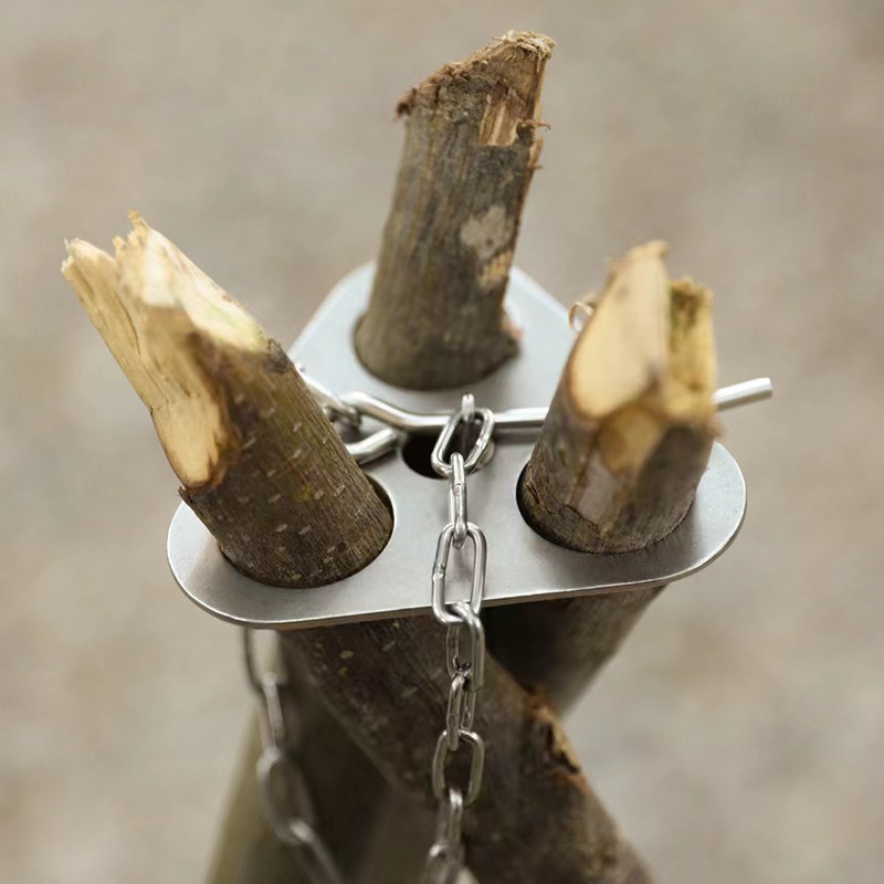 1pc Camping Tripod Iron Materi - огляд і ціна Camping Cooking Materials