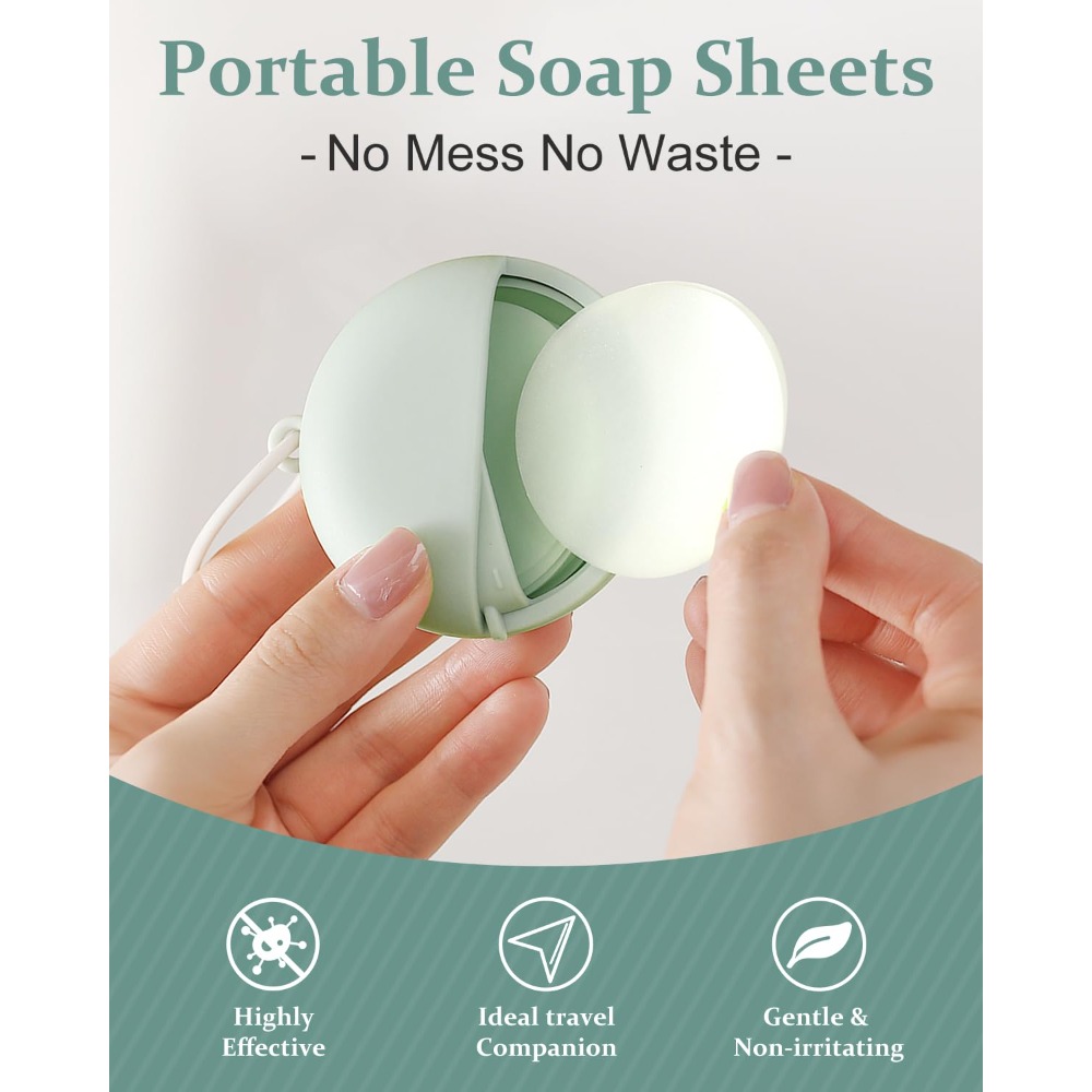 50 Sheets Hand Soap Sheets for - огляд і ціна Biodegradable Soap Camp