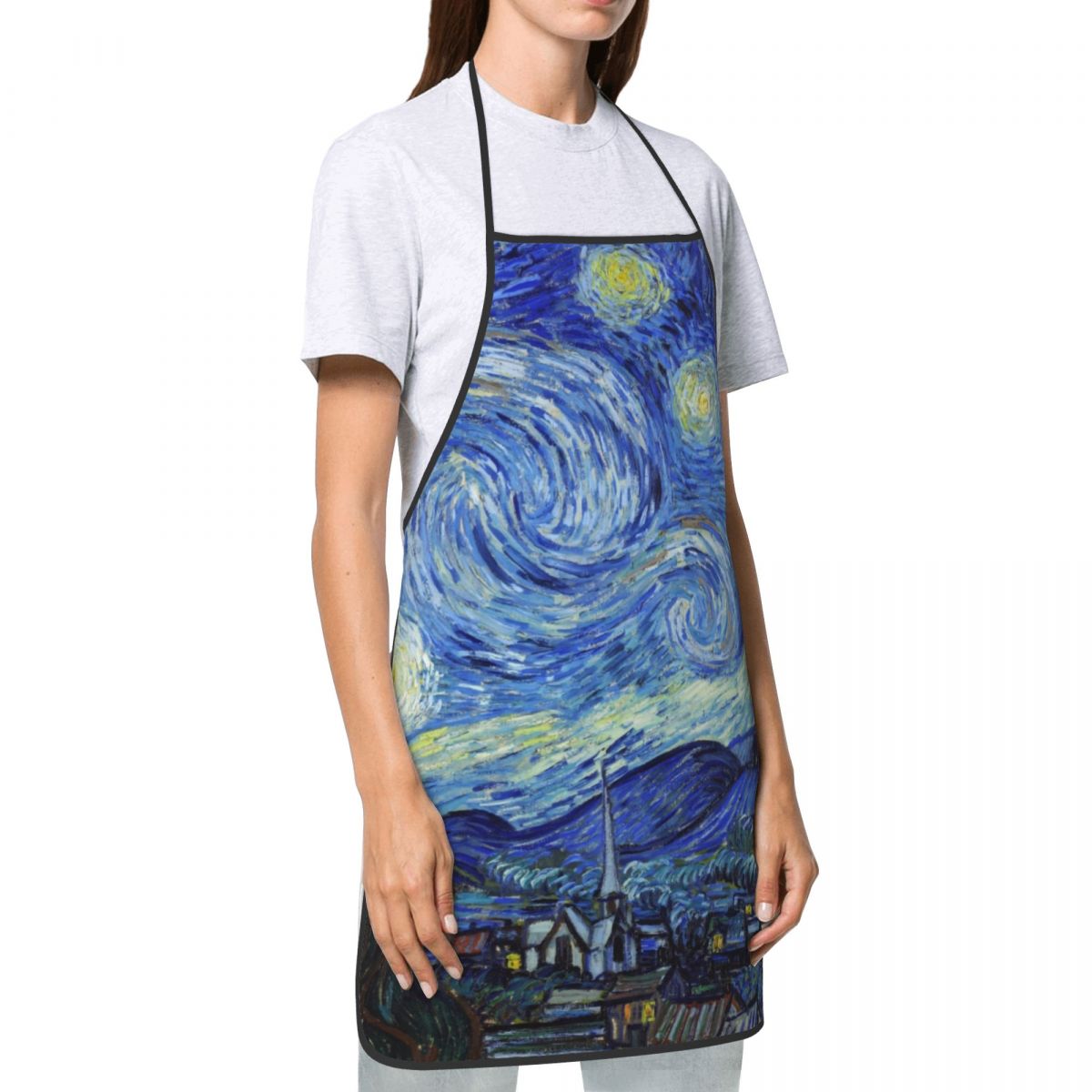Bib Vincent Van Gogh Starry Ni - огляд і ціна Camping Cooking Apron
