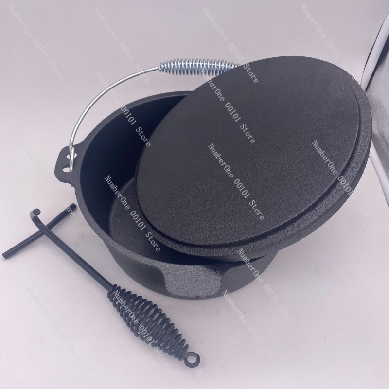 Heavy Duty Cast Iron Dutch Ove - огляд і ціна Camp Dutch Oven Cast