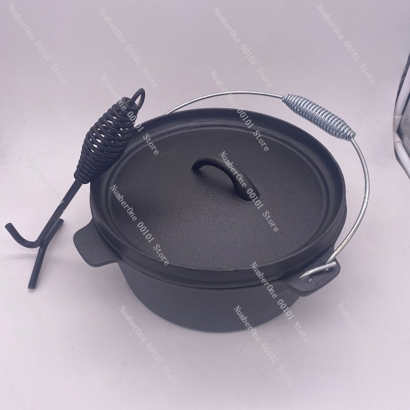 Heavy Duty Cast Iron Dutch Ove - огляд і ціна Camp Dutch Oven Cast